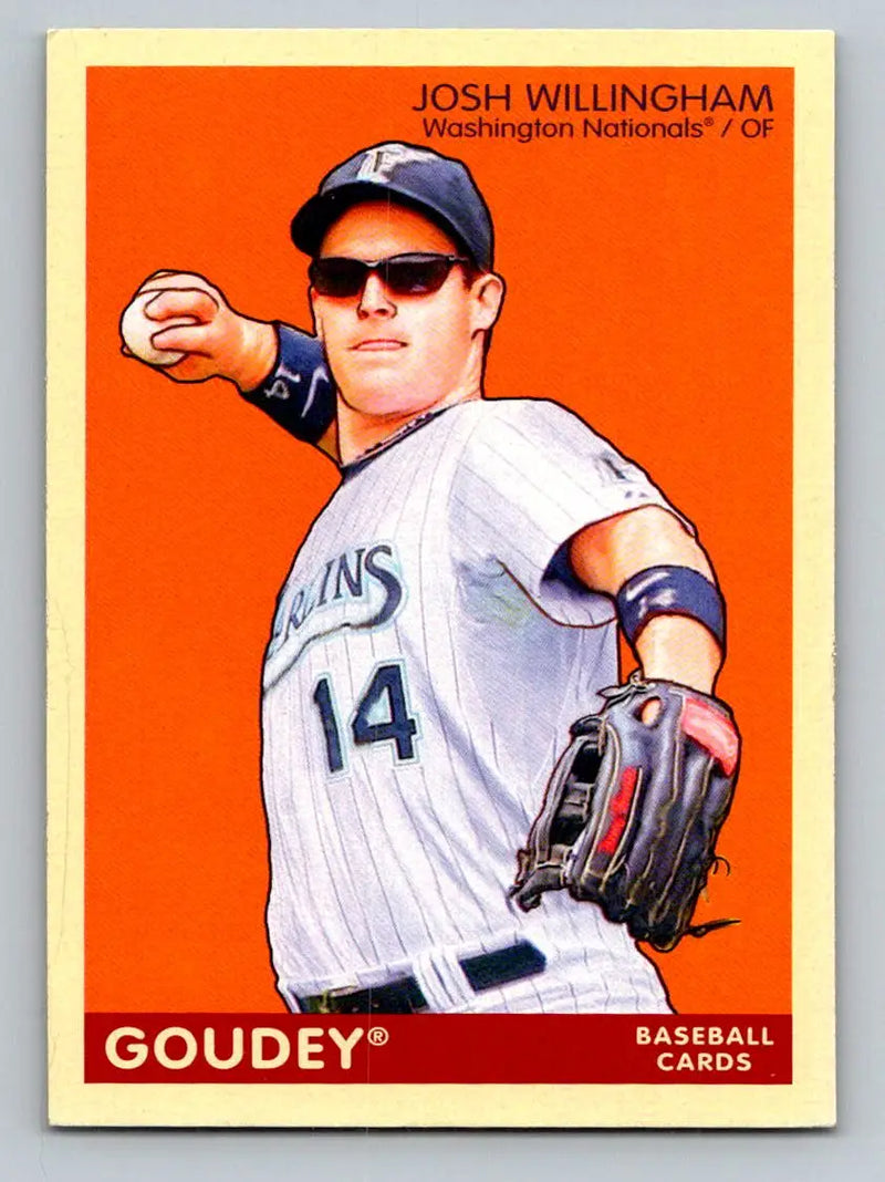 Josh Willingham 2009 Upper Deck Goudey #76 baseball card from Washington Nationals