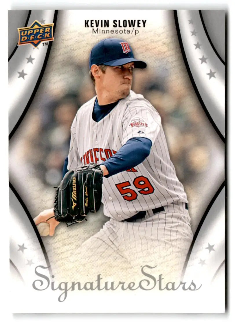2009 Upper Deck Signature Stars #72 Kevin Slowey - Baseball Card Single