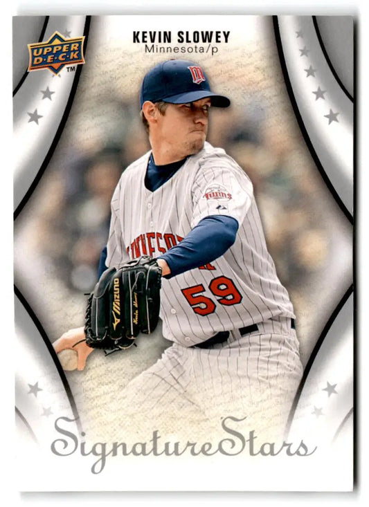 2009 Upper Deck Signature Stars #72 Kevin Slowey - Baseball Card Single