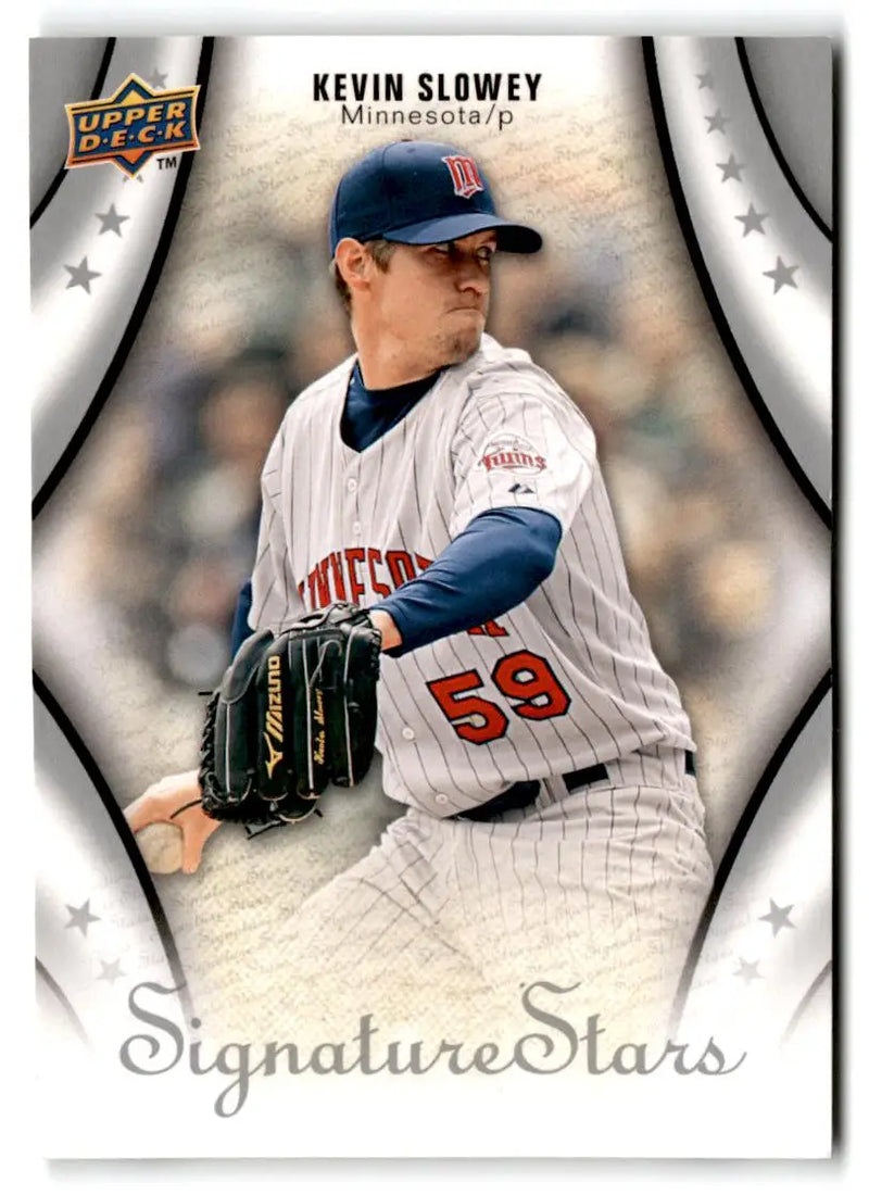 2009 Upper Deck Signature Stars #72 Kevin Slowey - Baseball Card Single