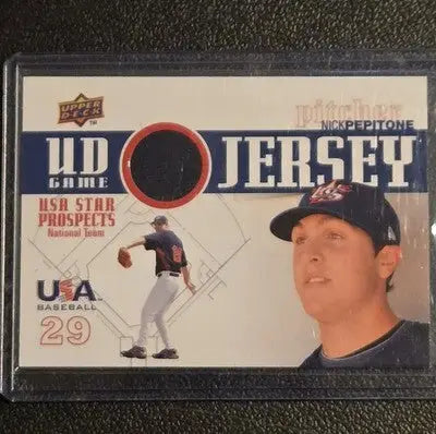 2009 Upper Deck Signature Stars #GJU-35 Nick Pepitone USA Star Prospects Jerseys - Baseball Card Single