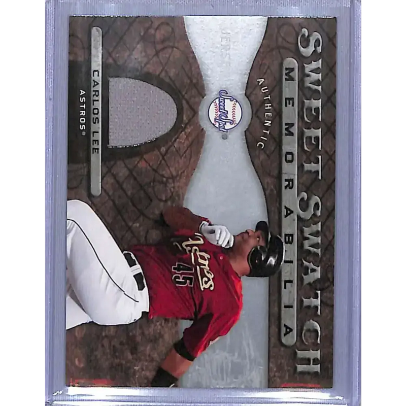 2009 Upper Deck Sweet Spot #SS-CL Carlos Lee Swatches NM-MT Baseball Card - Baseball Card Single