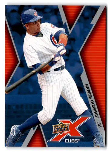 2009 Upper Deck X Aramis Ramirez baseball card with original gloss featuring Cubs ID 72912