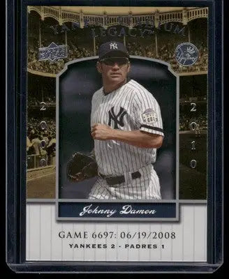 2009 Upper Deck Yankee Stadium Legacy Johnny Damon #YSL-6697 Baseball - Baseball Card Single