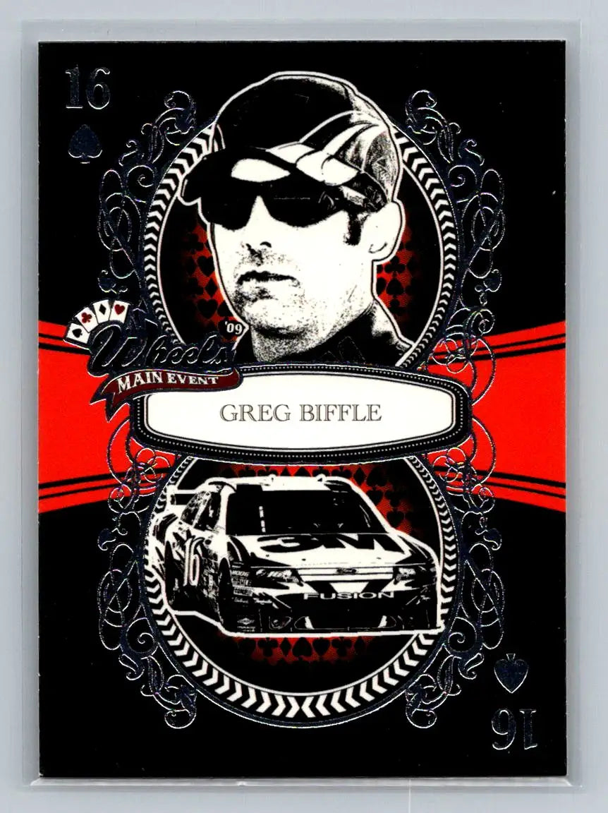 2009 Wheels Main Event #13 Greg Biffle Roush Fenway Racing - Racing Card Single