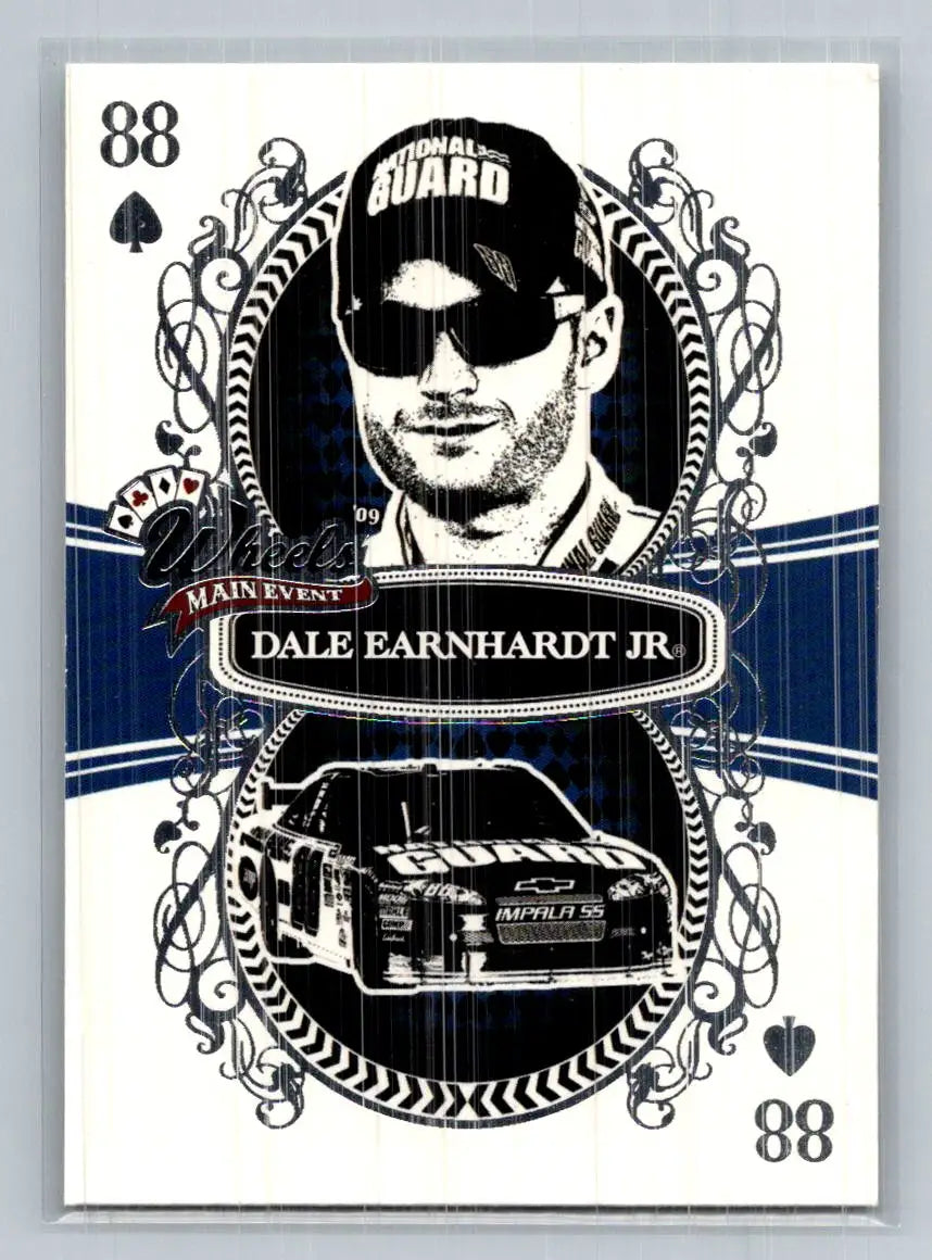 2009 Wheels Main Event #14 Dale Earnhardt Jr. Hendrick Motorsports - Racing Card Single