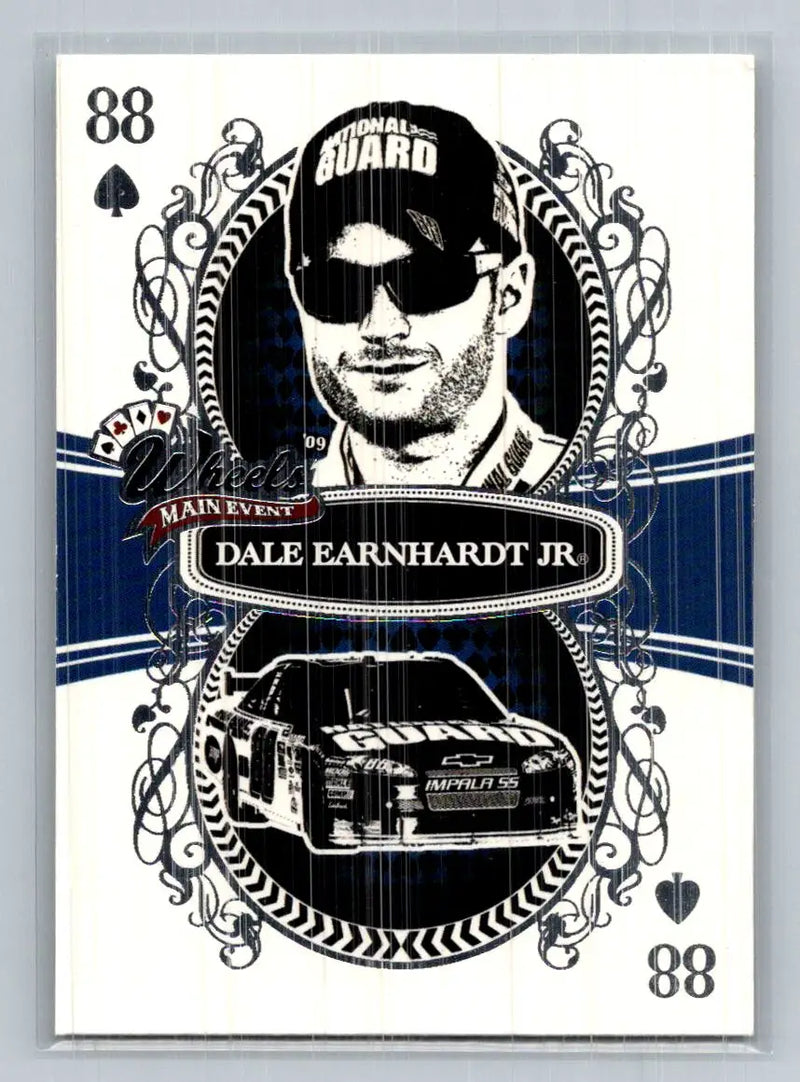 2009 Wheels Main Event #14 Dale Earnhardt Jr. Hendrick Motorsports - Racing Card Single