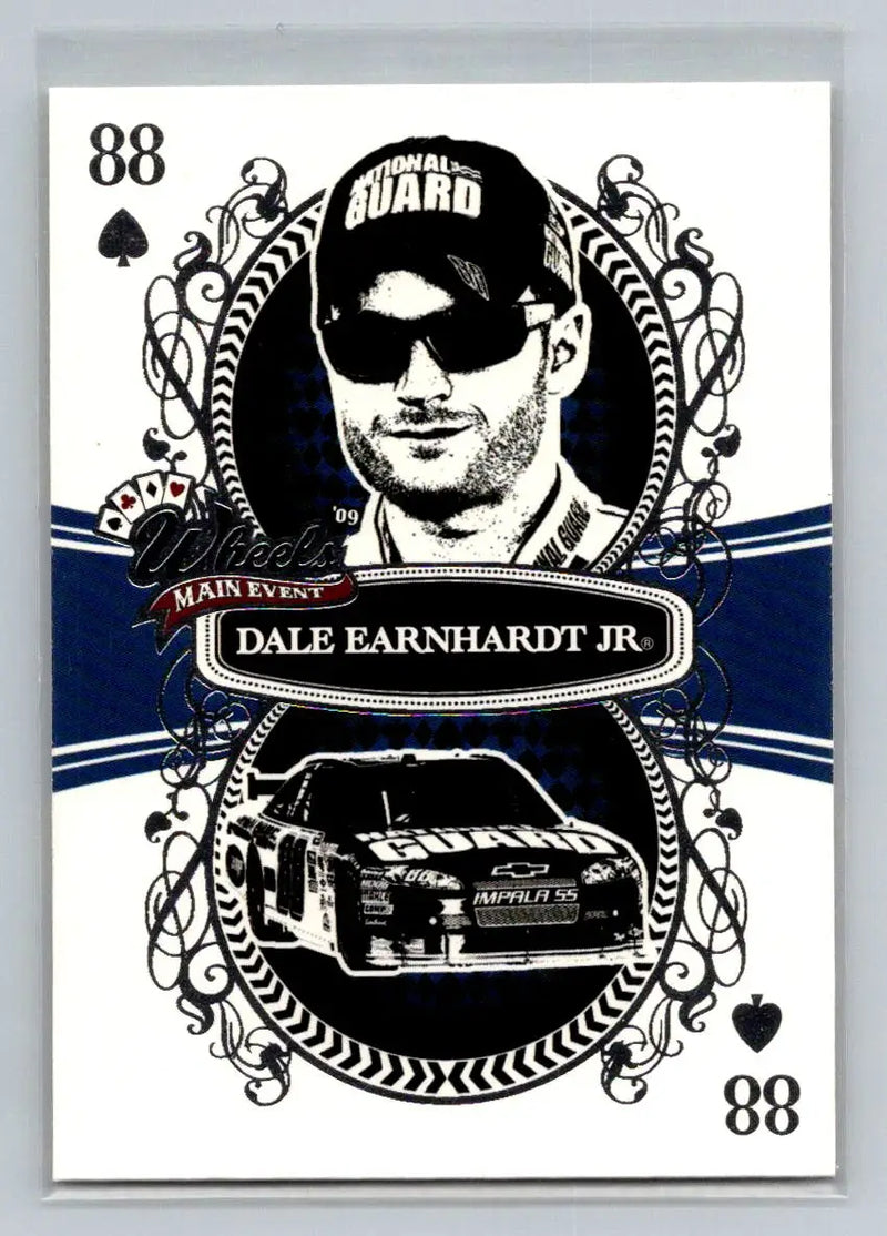 2009 Wheels Main Event #14 Dale Earnhardt Jr. Hendrick Motorsports - Racing Card Single