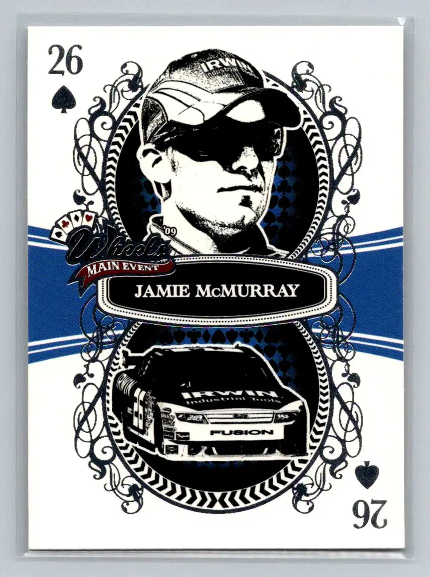 2009 Wheels Main Event #23 Jamie McMurray Roush Fenway Racing - Racing Card Single