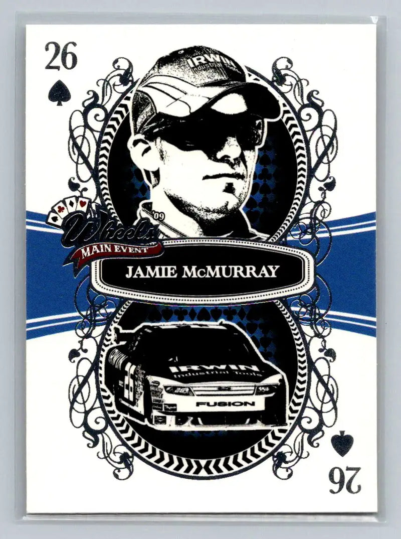 2009 Wheels Main Event #23 Jamie McMurray Roush Fenway Racing - Racing Card Single