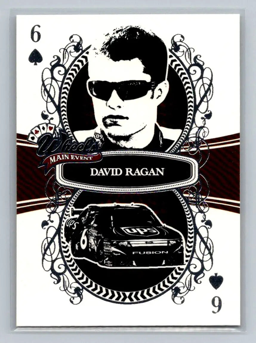 2009 Wheels Main Event #24 David Ragan Roush Fenway Racing - Racing Card Single
