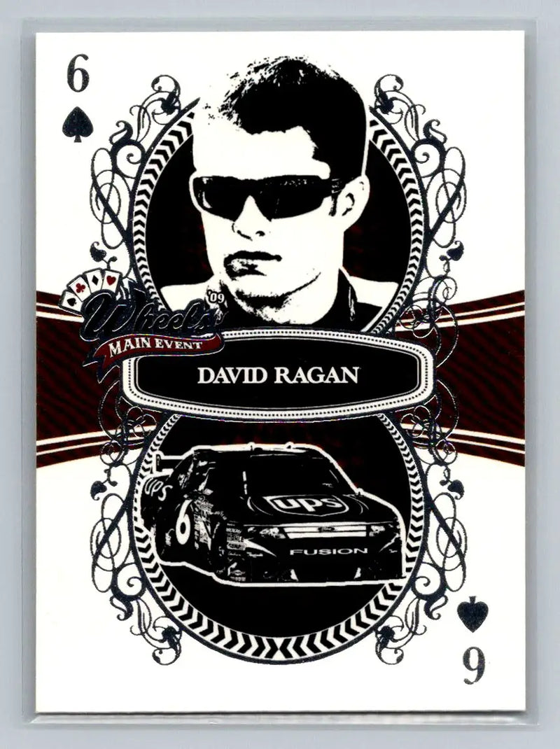 2009 Wheels Main Event #24 David Ragan Roush Fenway Racing - Racing Card Single