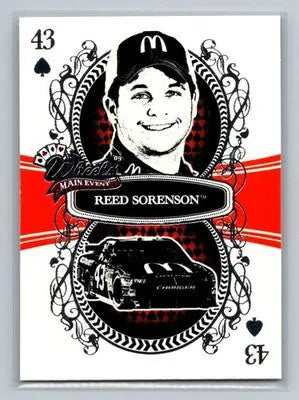 2009 Wheels Main Event #26 Reed Sorenson Richard Petty Motorsports - Racing Card Single