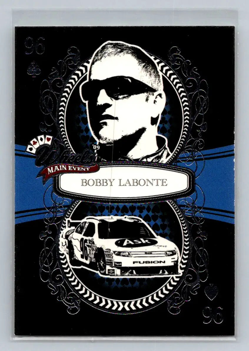 2009 Wheels Main Event #27 Bobby Labonte Hall of Fame Racing - Racing Card Single
