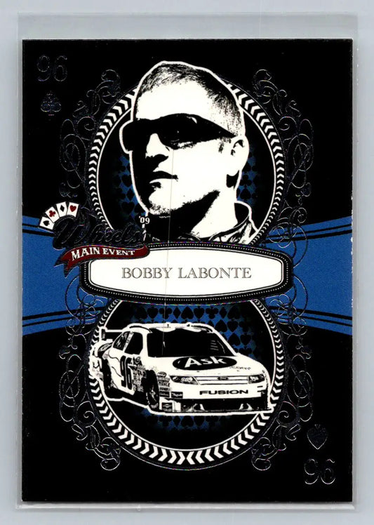 2009 Wheels Main Event #27 Bobby Labonte Hall of Fame Racing - Racing Card Single