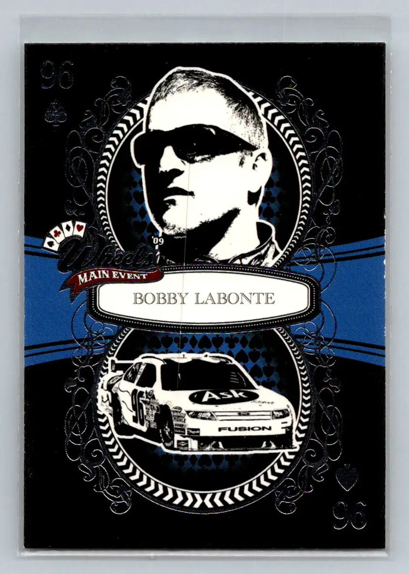 2009 Wheels Main Event #27 Bobby Labonte Hall of Fame Racing - Racing Card Single