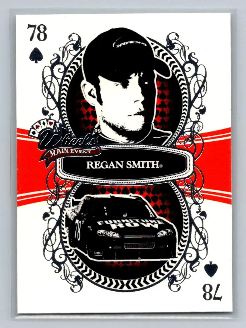 2009 Wheels Main Event #35 Regan Smith Furniture Row Racing - Racing Card Single