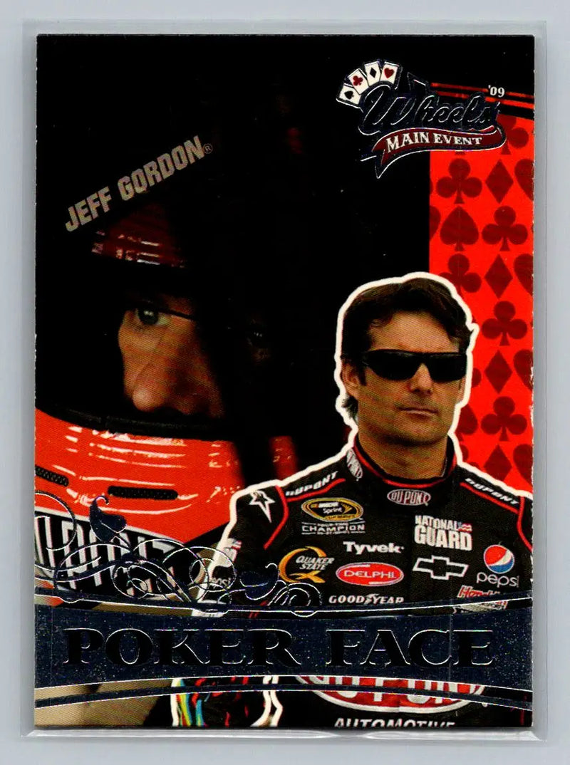2009 Wheels Main Event #74 Jeff Gordon Hendrick Motorsports - Racing Card Single