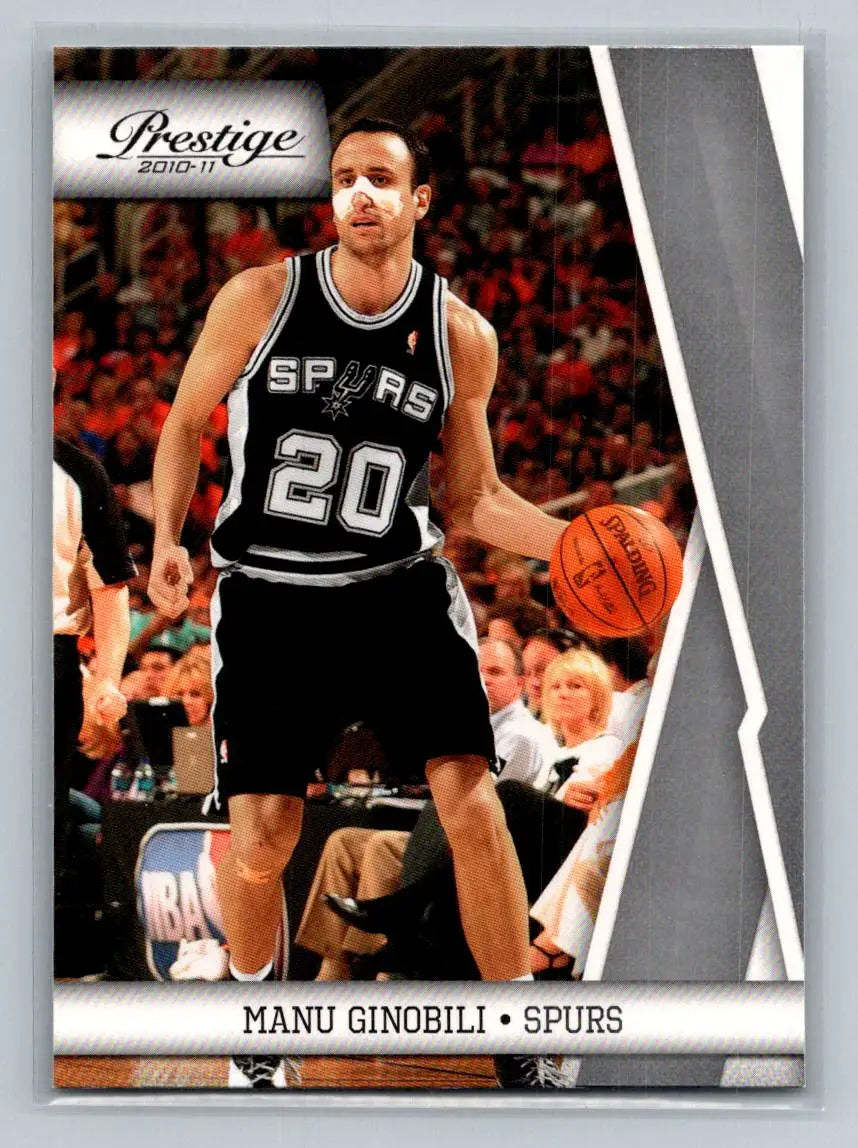 2010-11 Panini Prestige #106 Manu Ginobili San Antonio Spurs - Basketball Card Single