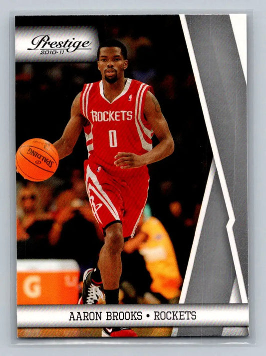 2010-11 Panini Prestige #37 Aaron Brooks Houston Rockets - Basketball Card Single