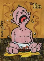 2010 5finity The Pro Factory Sketch Card by Lud Hughes - Non-Sport Single