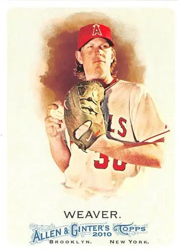 2010 Allen and Ginter #328 Jered Weaver NM-MT SP Angels ID:60601 - Baseball Card Single