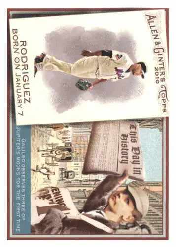 Baseball trading card TDH26 Francisco Rodriguez from 2010 Allen and Ginter set