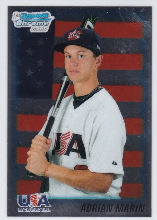 2010 Bowman Chrome #BDPP102 Adrian Marin USA Card - Baseball Card Single