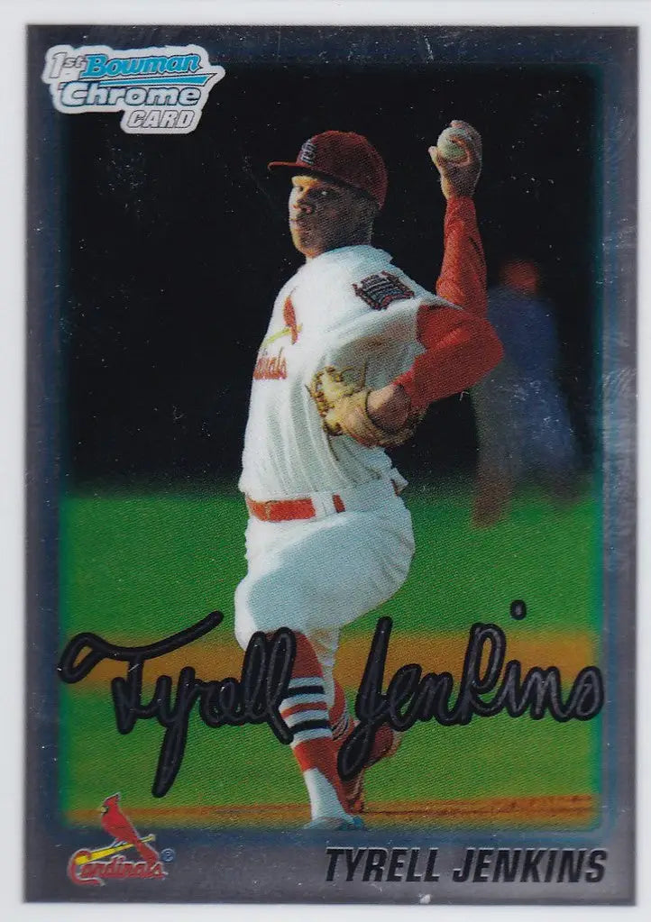 2010 Bowman Chrome #BDPP26 Tyrell Jenkins St louis Cardinals