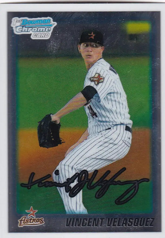 2010 Bowman Chrome #BDPP45 Vincent Velasquez Houston Astros - Baseball Card Single