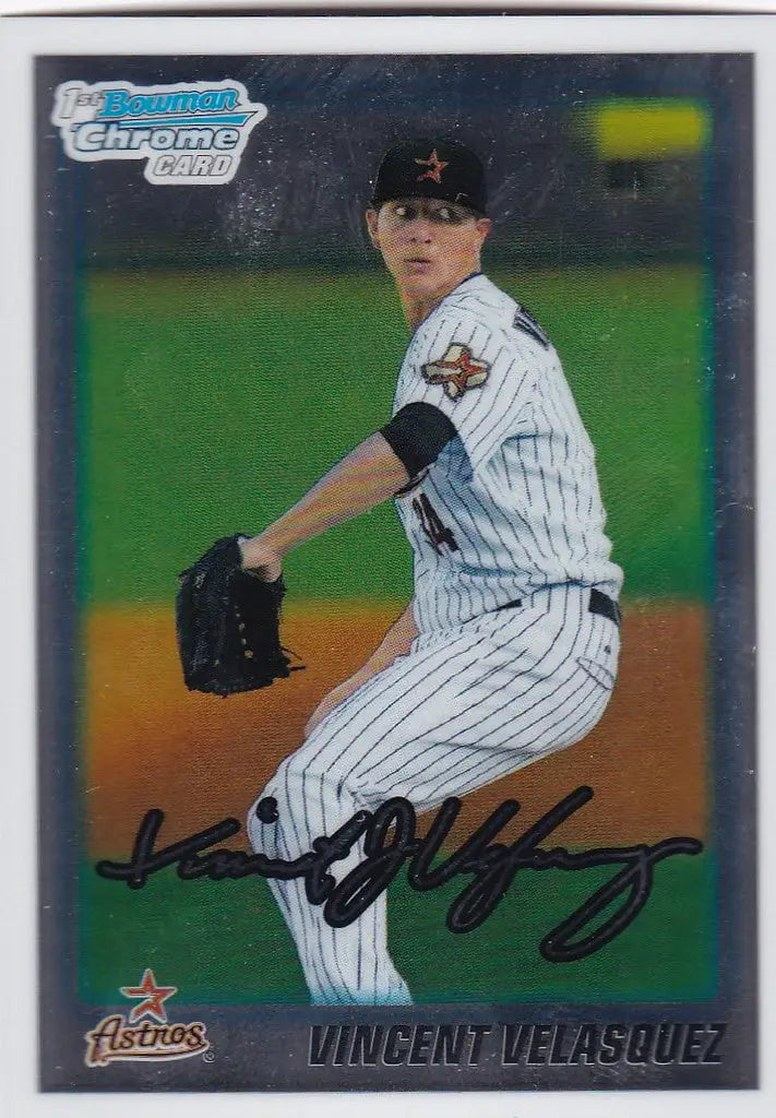 2010 Bowman Chrome #BDPP45 Vincent Velasquez Houston Astros