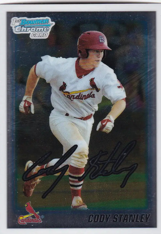2010 Bowman Chrome #BDPP48 Cody Stanley St Louis Cardinals - Baseball Card Single