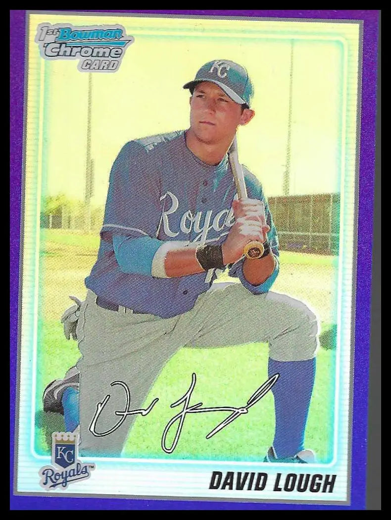 2010 Bowman Chrome Prospects Purple Refractors #BCP107 David Lough #727/999