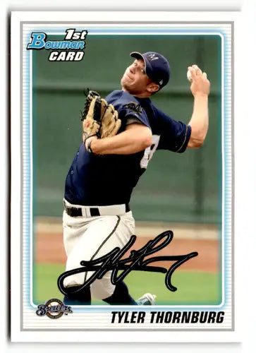 2010 Bowman Draft Prospects bdpp10 Tyler Thornburg baseball card near mint Brewer ID 52076