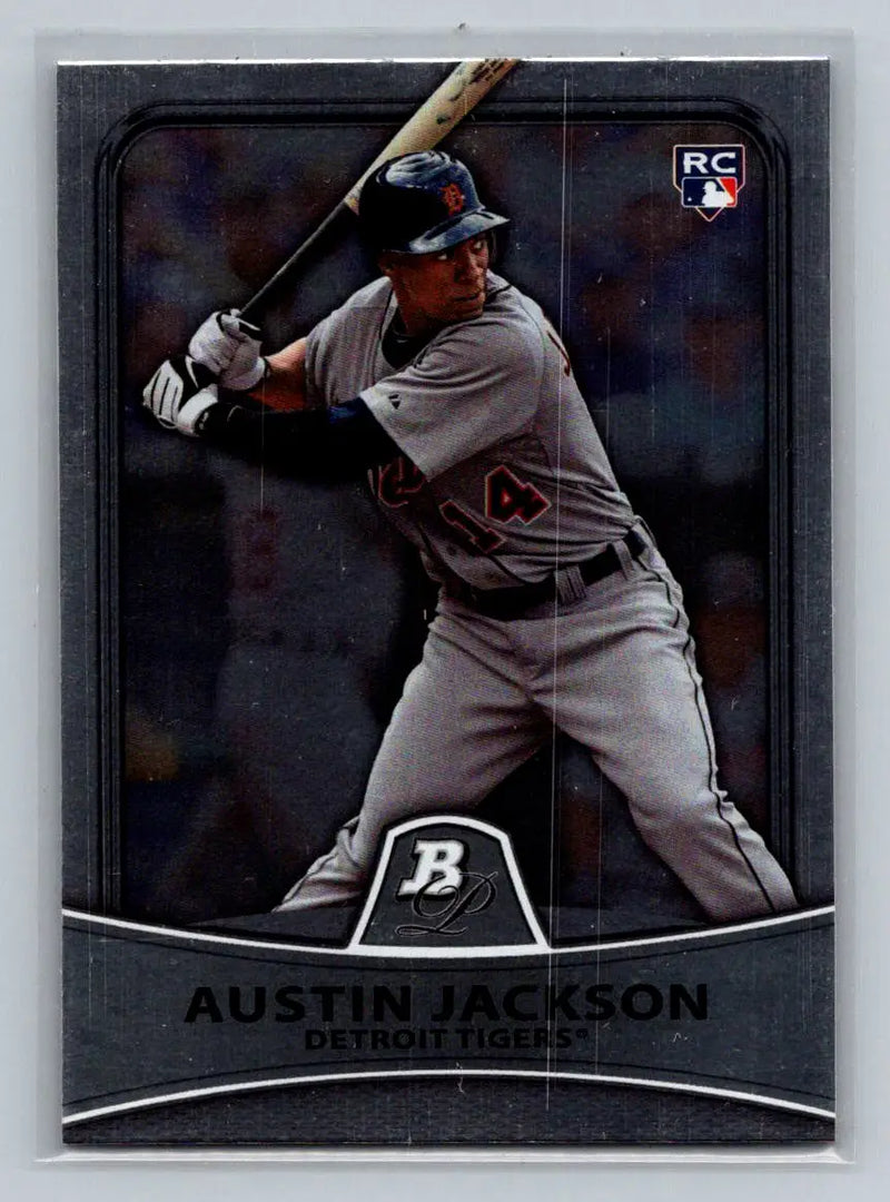 Austin Jackson 2010 Bowman Platinum #79 Detroit Tigers Rookie Baseball Card