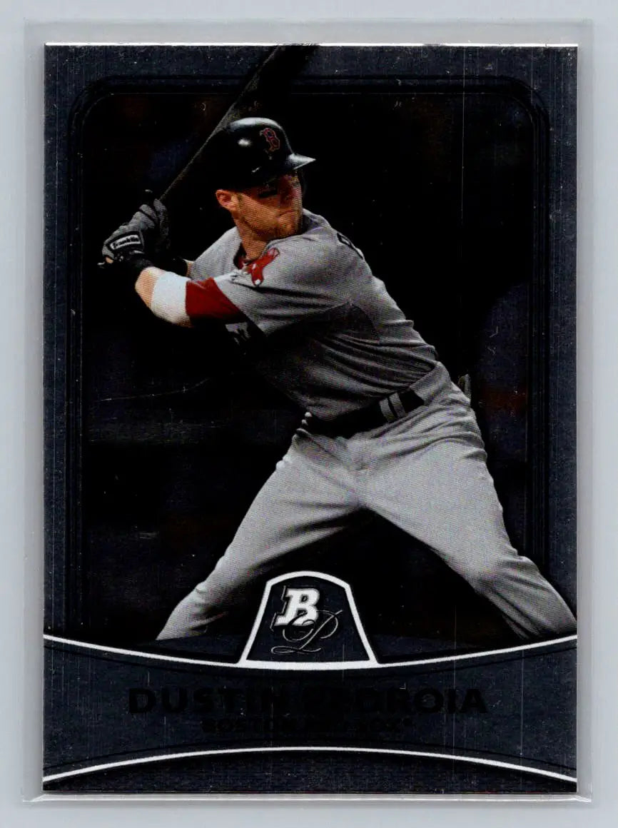 Dustin Pedroia 2010 Bowman Platinum card featuring the Boston Red Sox