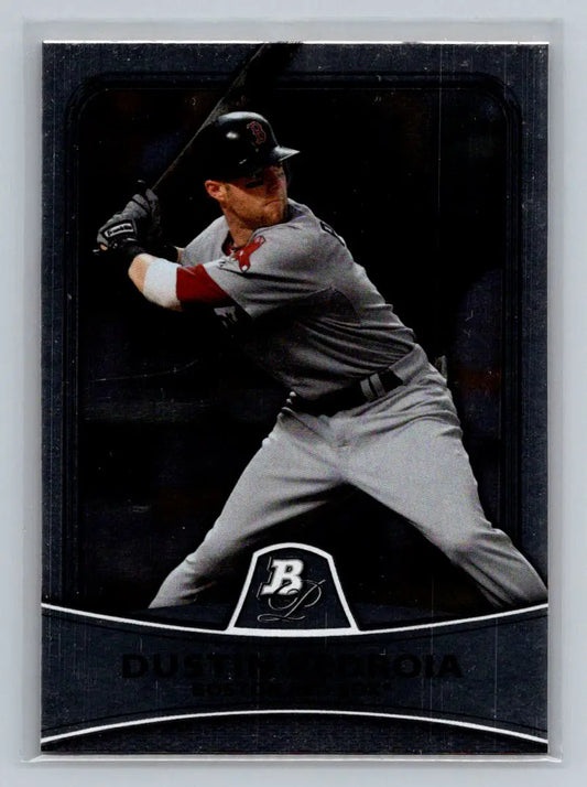 Dustin Pedroia 2010 Bowman Platinum card featuring the Boston Red Sox
