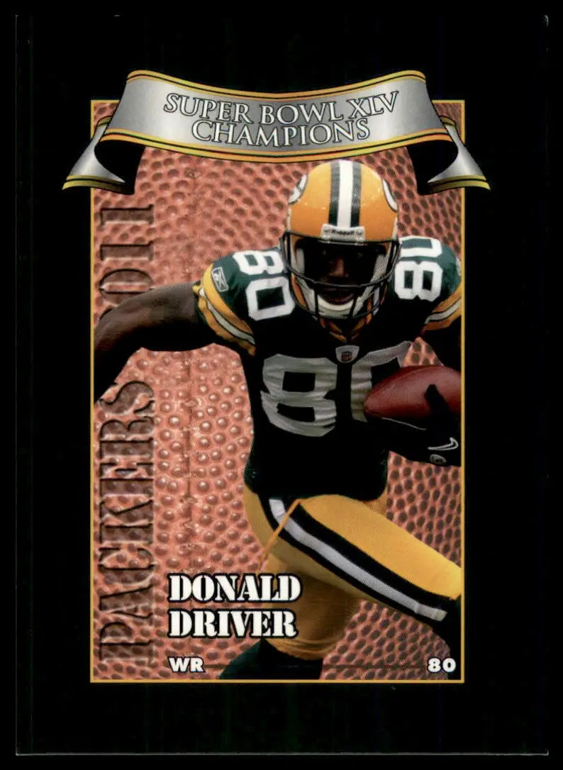 2010 Green Bay Packers Police Donald Driver 4 Green Bay Packers NM - Football Card Single