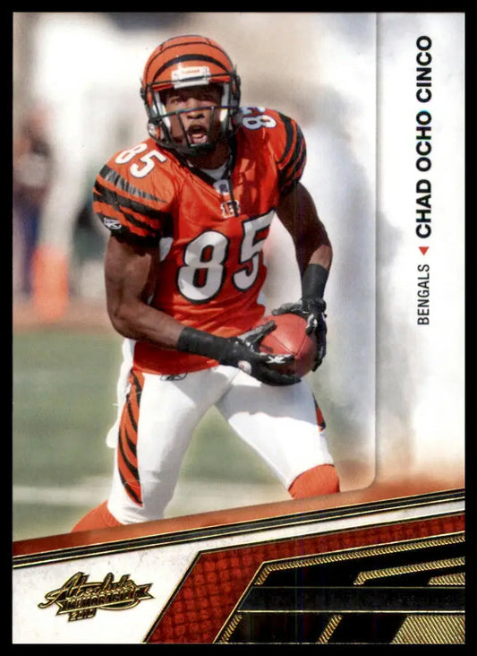 2010 Panini Absolute Memorabilia - Retail Chad Ochocinco 21 Cincinnati Bengals L - Football Card Single