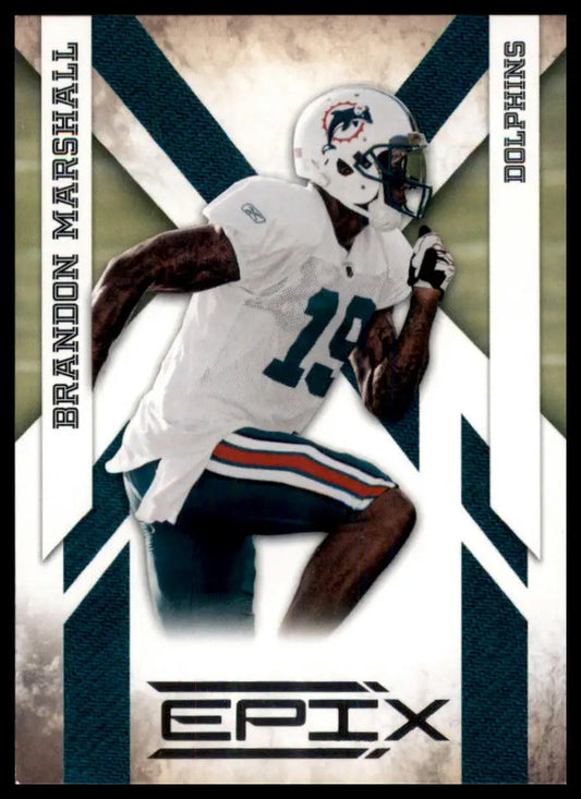 2010 Panini Epix Brandon Marshall 51 Miami Dolphins NM - Football Card Single