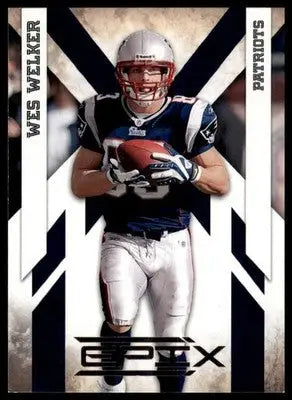 2010 Panini Epix Wes Welker 59 New England Patriots NM - Football Card Single