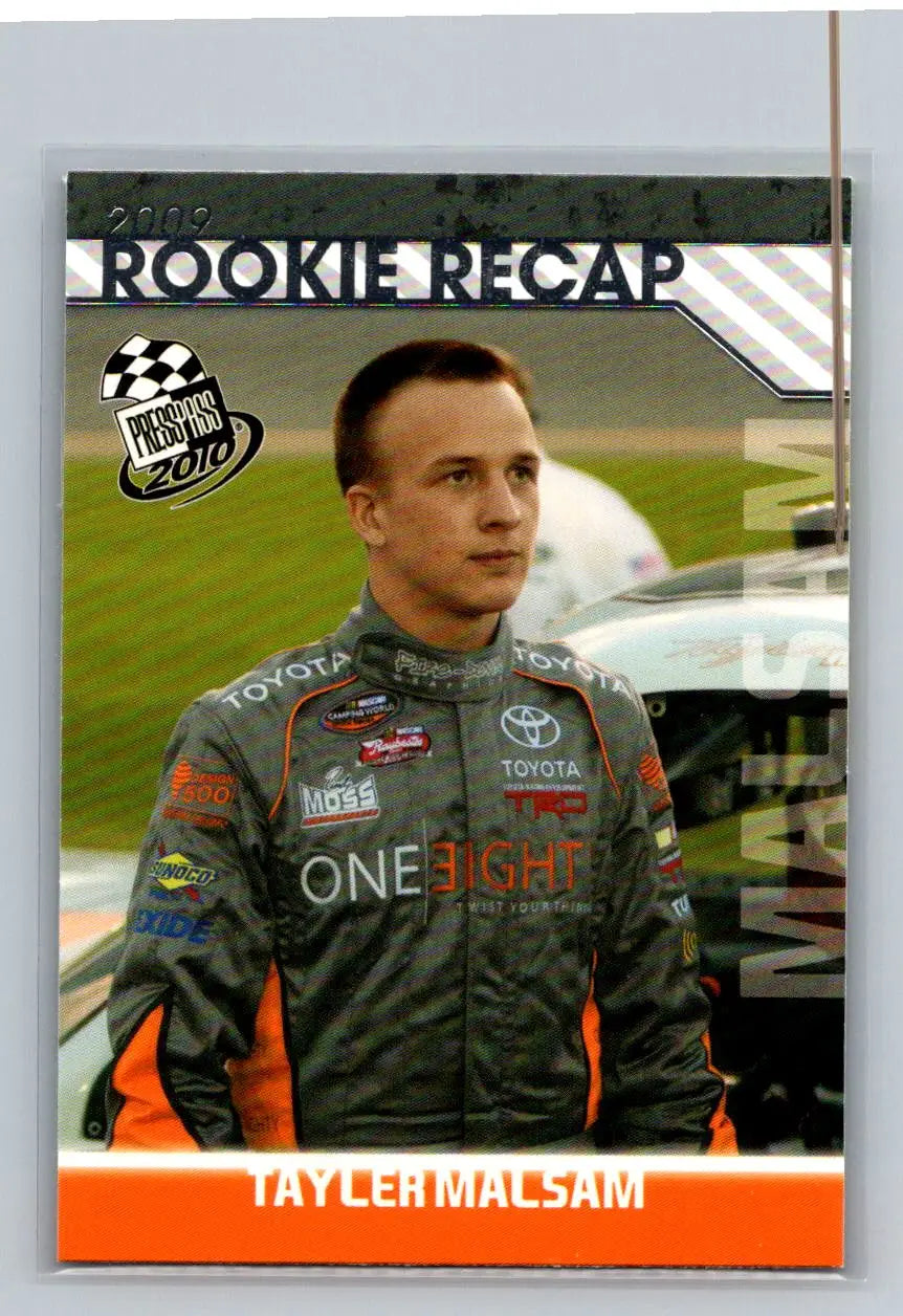 2010 Press Pass #77 Tayler Malsam Randy Moss Motorsports - Racing Card Single