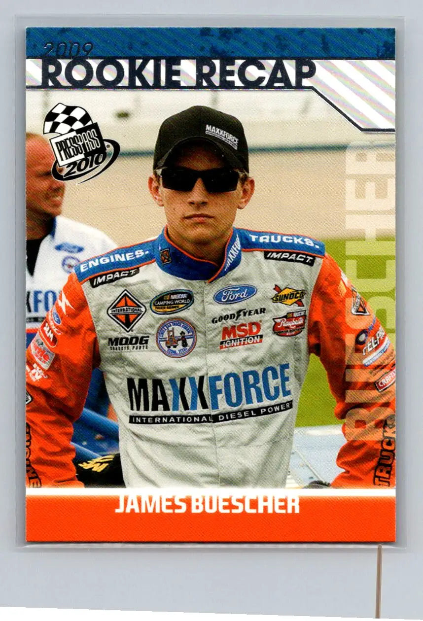 2010 Press Pass #78 James Buescher Circle Bar Racing - Racing Card Single