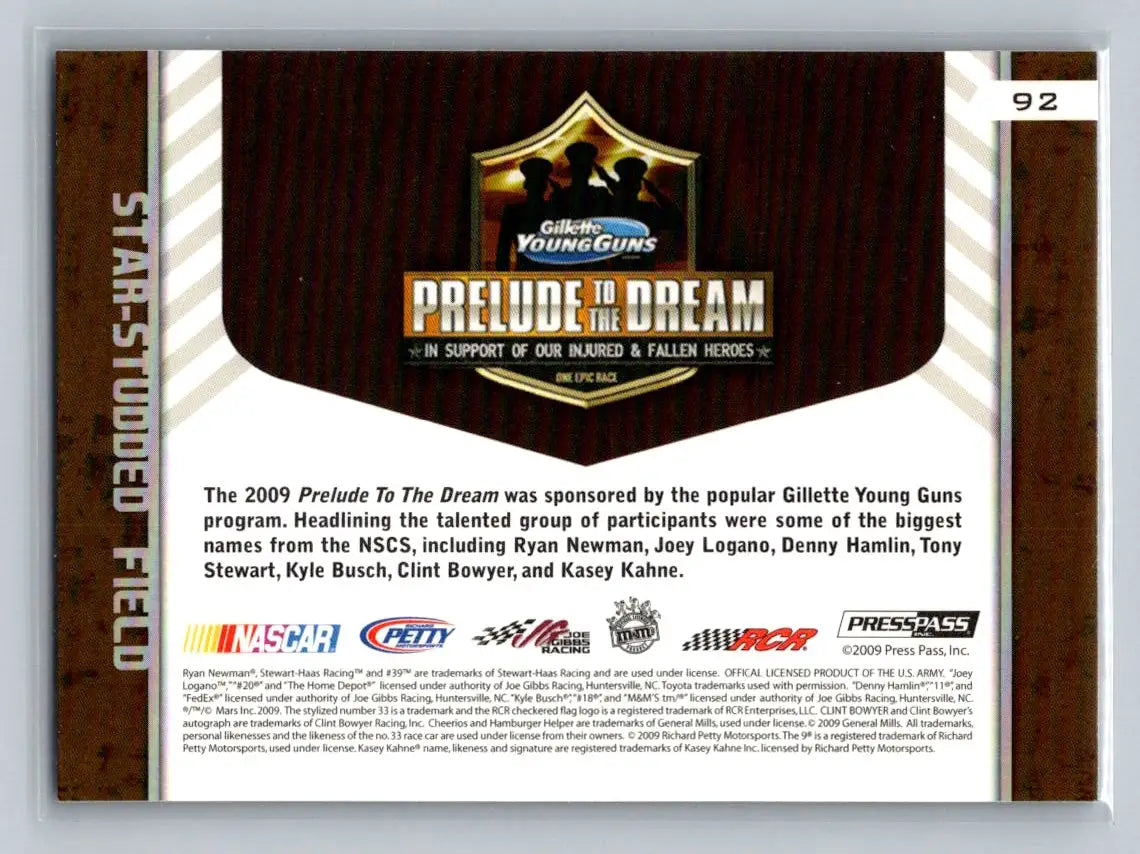 2010 Press Pass #92 Star-Studded Field - Racing Card Single