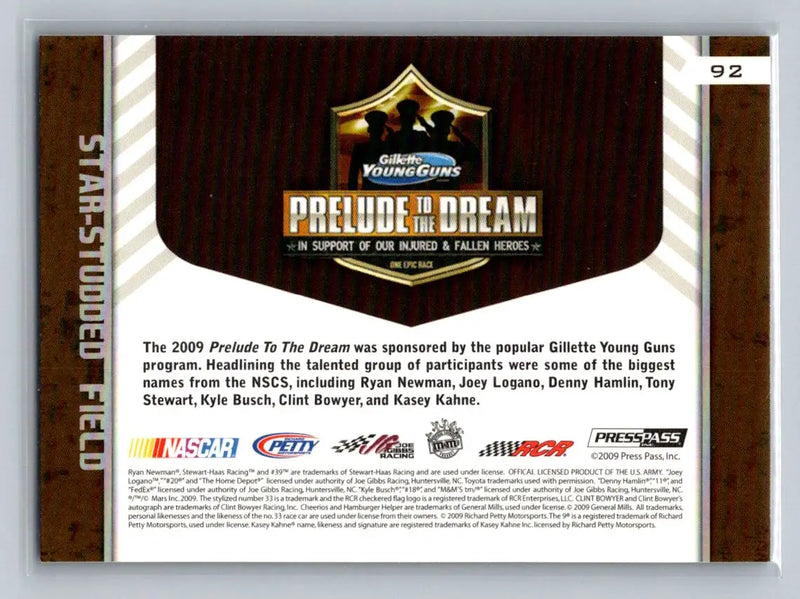 2010 Press Pass #92 Star-Studded Field - Racing Card Single