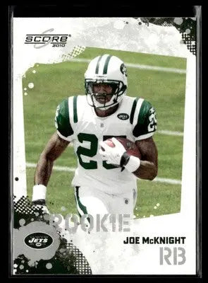 2010 Score Joe McKnight #359 RC New York Jets - Football Card Single