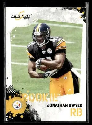 2010 Score Jonathan Dwyer #363 RC Pittsburgh Steelers - Football Card Single