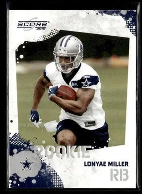 2010 Score Lonyae Miller #368 RC Dallas Cowboys - Football Card Single
