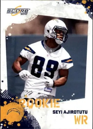 2010 Score Rookie #392 Seyi Ajirotutu NM-MT RC Rookie Chargers - Football Card Single