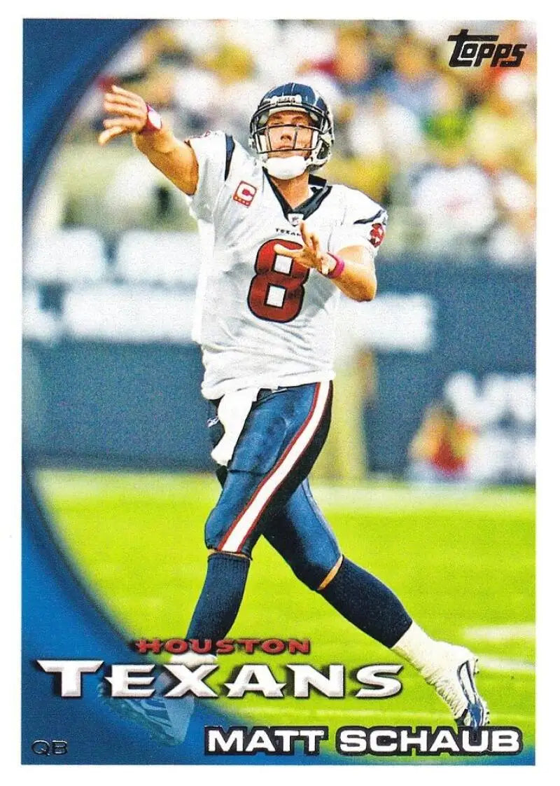 2010 Topps #140 Matt Schaub NM-MT Texans ID:81327 - Football Card Single